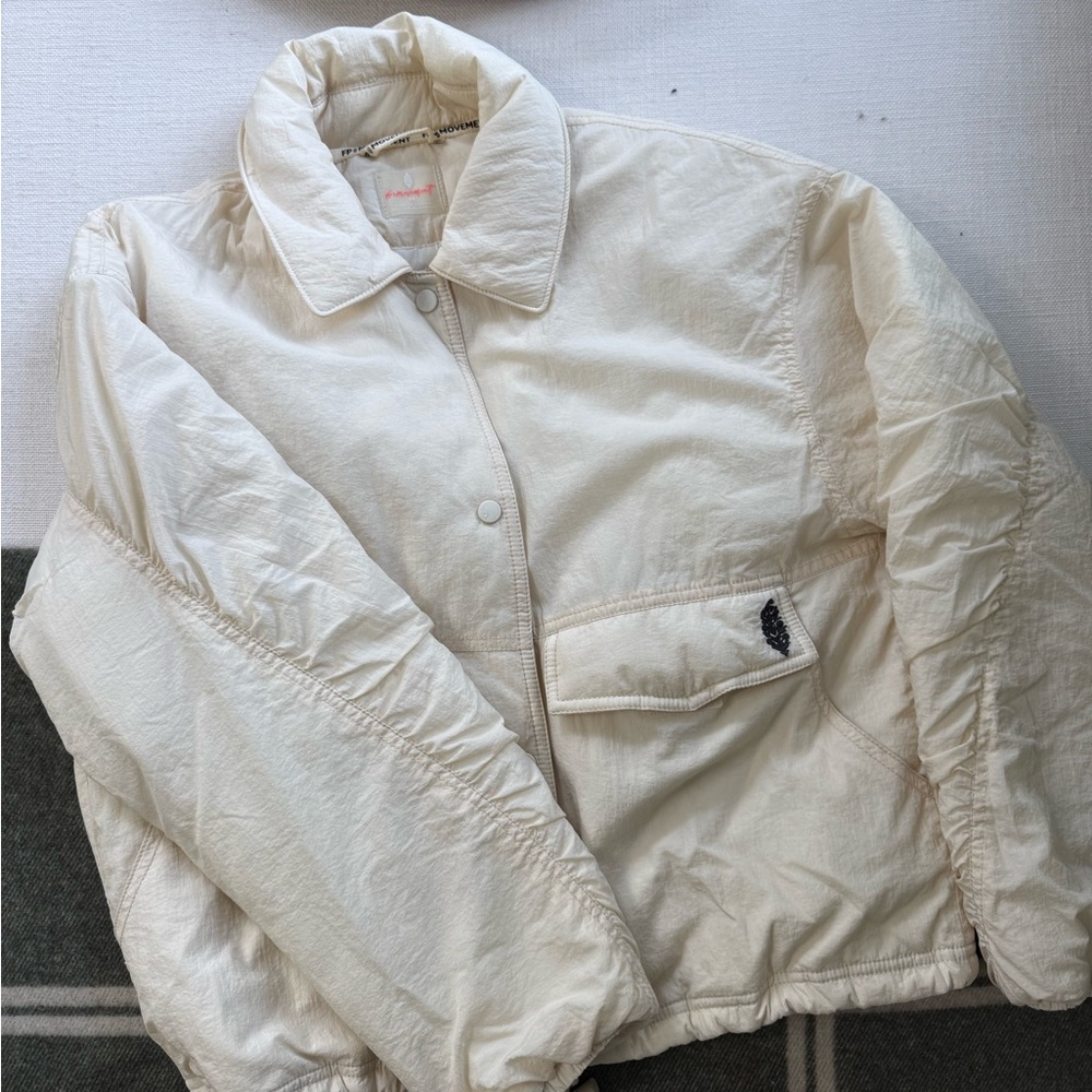 FP Movement by Free People Cream Puffer Jacket